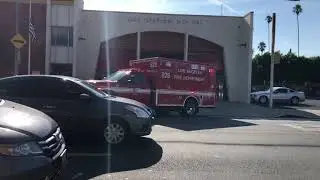 lafd light force 26 & rescue 26 responding