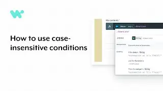 How to use case-insensitive conditions to minimize errors.