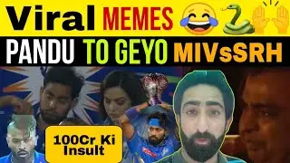 Viral Memes MI Vs SRH | Hardik Pandya Memes | Mumbai Indians Memes | IPL 2024