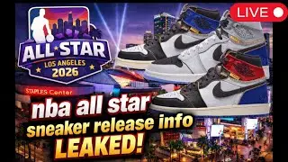 LIVE: UNION FRAGMENT JORDAN 1 RELEASE INFO! NBA ALL STAR WEEKEND DROP LISTS LEAKED!