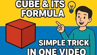 Cube Formula ll cube and it's formula  ll #cube #class10maths #backbenchersacademy #math 