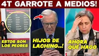 GARROTE 4T! SACAN MEGA LISTA. APLICAN LEY AUDIENCIAS. EMPINAN A DÓRIGA, MICHA Y ARISTEGUI