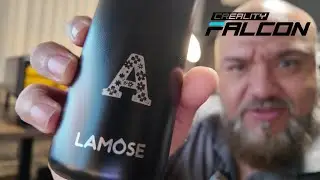 Как настроить и гравировать бутылки с водой с помощью Creality Falcon A1