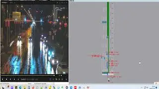 Camera Integrated Radar Night View at City Intersection Demo Video