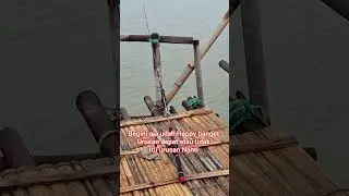 gerimis tetap gpp yg penting mancing #fishing #mancing #mancingbagan #mancingpinggiran