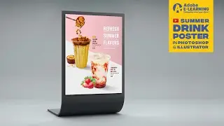 Summer Drink Poster Design in Illustrator and Photoshop | Adobe E-Learning