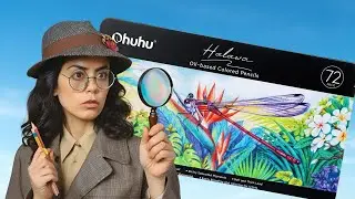 NEW! Ohuhu Halawa Colored Pencils | Are They A Cheaper Alternative to The Marco Tribute Pencils?
