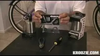The Kroozie Bicycle Cup Holder - Vertical Mount Installation Video