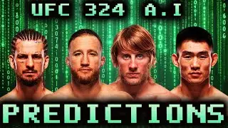 Using A.I. to PREDICT the 1st UFC event on Paramount (UFC 324)