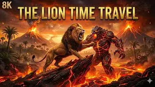 LION TIME TRAVELS BILLIONS OF YEARS BACK – Trapped on Volcanic Mountain & Battles Monster! 😱