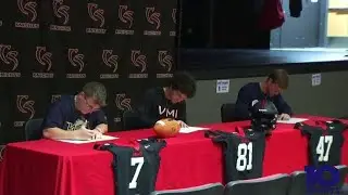 WATCH: Cave Spring sends three football players to next level