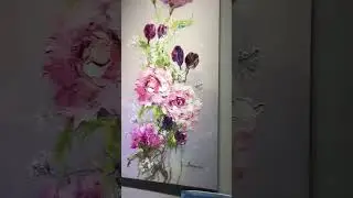 🌸 Let these never-fading flowers brighten up your space - Oil Painting Flower Art #ParfaiteArt  #art