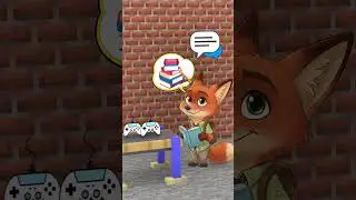 Baldi and student Nick Wilde with video games!