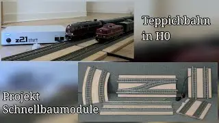Projekt Teppichbahn Schnellbaumodul // Bauvideo