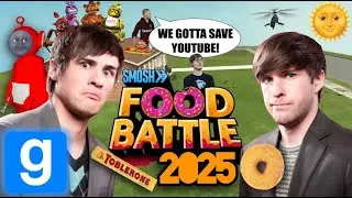SMOSH FOOD BATTLE 2025 IN GMOD! (gmod roleplay adventure)
