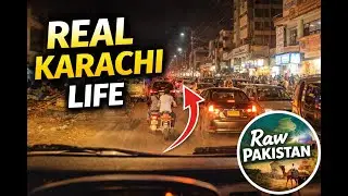 POV Drive Through Safoora Chorangi, Karachi | Traffic, Lights & Real Life