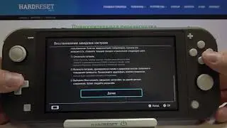 Сброс настроек Nintendo Switch Lite до заводских