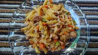 yummy colour full pasta recipe must try very easy to make and yummy to eat