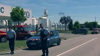 France factory attack suspect in custody