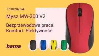 Mysz komputerowa Hama | MW-300 V2 | 3-przyciski | bluetooth | biurowa