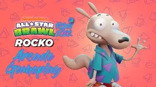 Nickelodeon All-Star Brawl: Rocko Arcade Gameplay