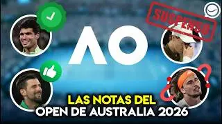 LAS NOTAS DEL OPEN DE AUSTRALIA 2026: ALCARAZ HACE HISTORIA... ¿Y SINNER DECEPCIONA?