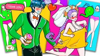 KPOP DEMON HUNTERS ASMR Набор наклеек: Руми убегает от предложения Джину | Набор наклеек своими р...