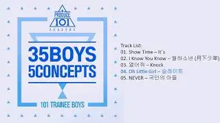 Mini Album PRODUCE 101 S2 &ndash; 35 Boys 5 Concepts
