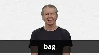 How to pronounce BAG in American English