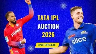 🔴 IPL Auction LIVE Updates | Real-Time Bids & Player News