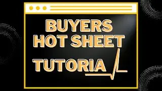 How to Pull A Buyers Hot Sheet From Your Local MLS | Real Estate Tutorial