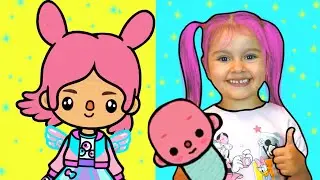Арина потрапила у гру Toca life world | Арина та ТОКА БОКА та її віртуальна сім'я