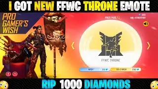 PRO GAMER'S WISH EVENT - I got FFWC thorne emote | 1000 diamonds rip 😭 | #FREE FIRE