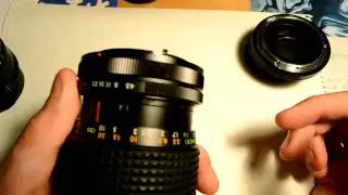 Как установить объективы Canon FD на камеры Nikon
