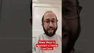 Many Ways to Approach a Family Law Case #familylaw #familylawyer #lawyer #law #divorce #court