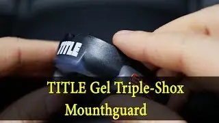 Капа TITLE Gel Triple-Shox (черно-серая)