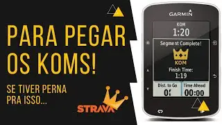Strava Live Segments, como configurar no Garmin Edge 130?