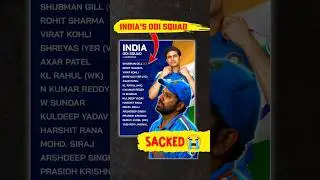 India's ODI Squad & playing 11 🔥 #shorts #viral #rohitsharma