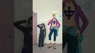 Comparing height of Whitebeard Pirates in One Peace #shorts