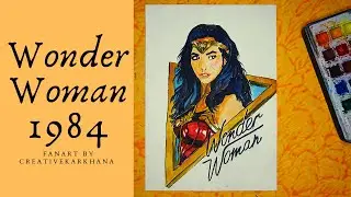 Wonder Woman 1984 | Fan art | Drawing of Wonder Woman 1984