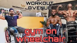 gym on wheelchair ||WORKOUT AVENUE|| Ricky ladhar (GREECE GYM) OROPOS