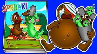 Создаём игровую книгу INCREDIBOX SPRUNKI📚 💕 Brud Horror Pregnant Story Squishy Surgery