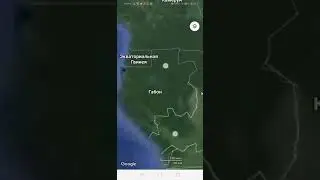 Габон на карте