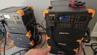 Зарядка двух Pecron E3600LFP от одного солнечного входа