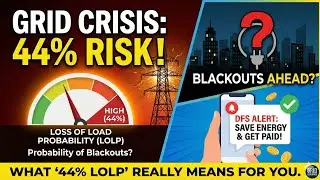 UK GRID WARNING: 44% Risk of Blackouts Tomorrow?