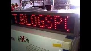 Running text Dudelectric 7x40 LED