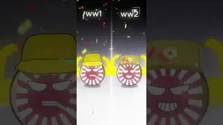 power in ww1 ww2  #usa #russia #germany #japan #france #uk #countryballs