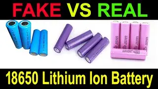 Lithium Ion 18650 Battery Fake Battery vs original battery  | How to Identify original battery