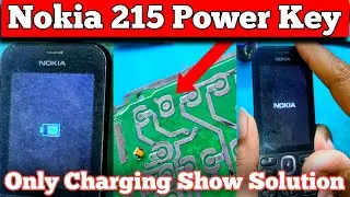 Nokia 215 Only Charging Show Problem Solution || nokia rm1110 power key track line jumper solution