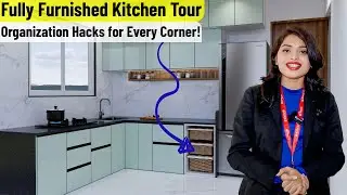 Fully Furnished Kitchen Tour + Amazing Organization Hacks for Every Corner!